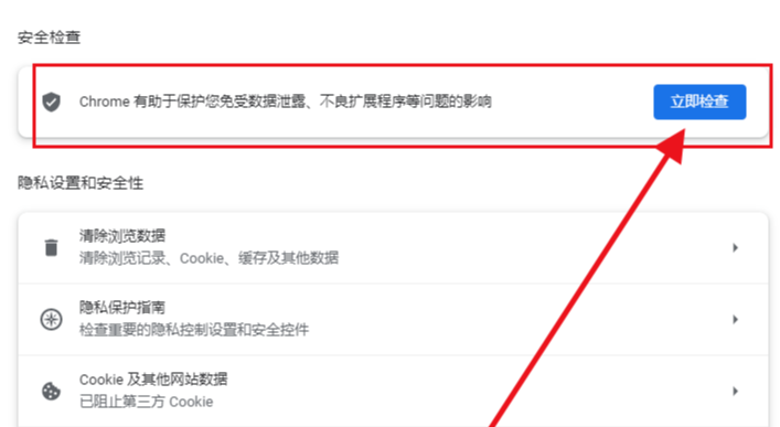 谷歌浏览器安全检查怎么开启5