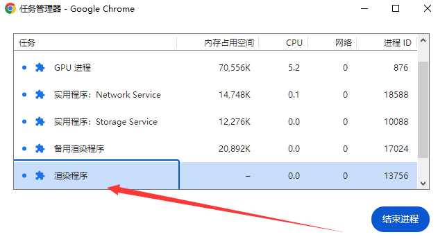 谷歌浏览器如何打开任务管理器6