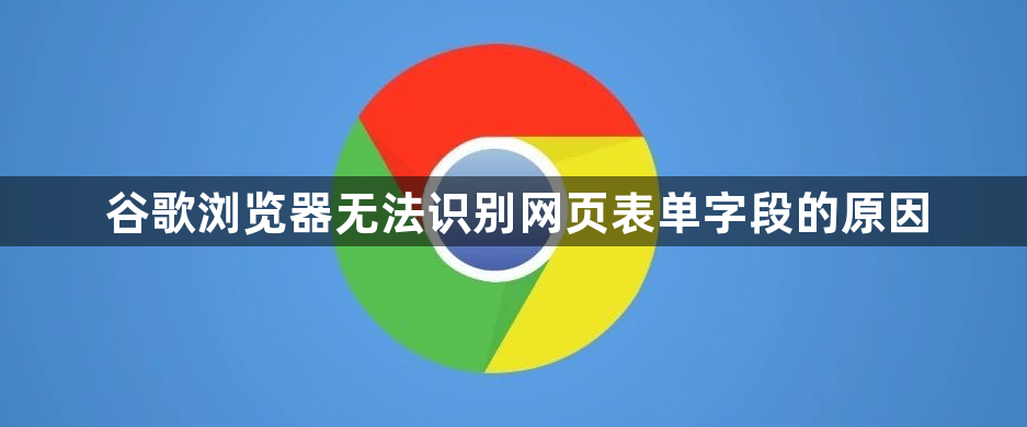 谷歌浏览器无法识别网页表单字段的原因1