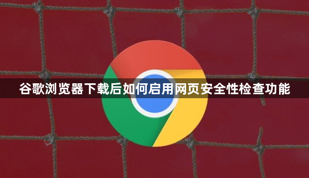 谷歌浏览器下载后如何启用网页安全性检查功能1