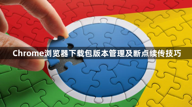Chrome浏览器下载包版本管理及断点续传技巧1