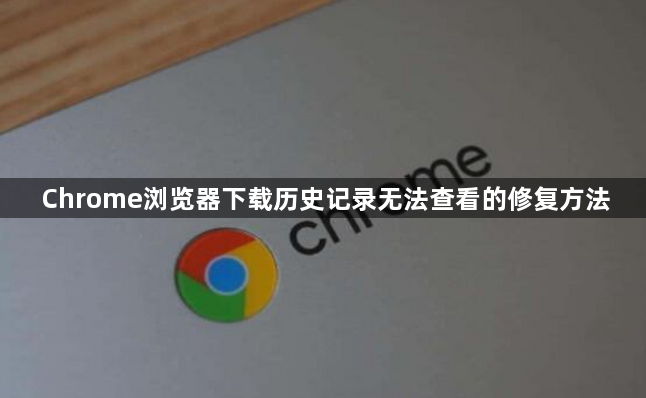 Chrome浏览器下载历史记录无法查看的修复方法1