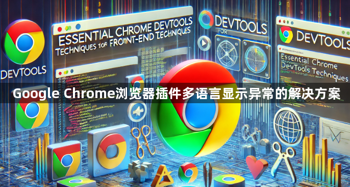 Google Chrome浏览器插件多语言显示异常的解决方案1