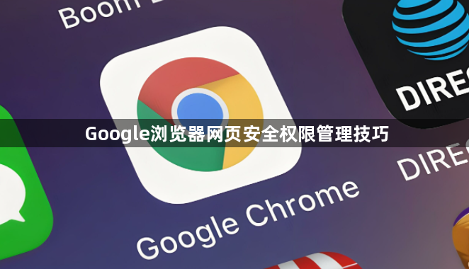 Google浏览器网页安全权限管理技巧1
