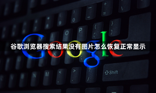 谷歌浏览器搜索结果没有图片怎么恢复正常显示1
