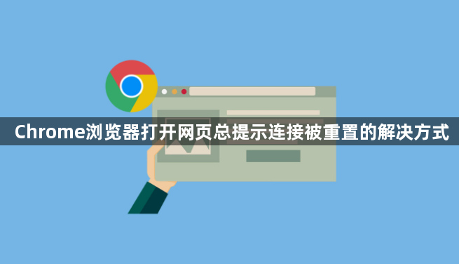 Chrome浏览器打开网页总提示连接被重置的解决方式1