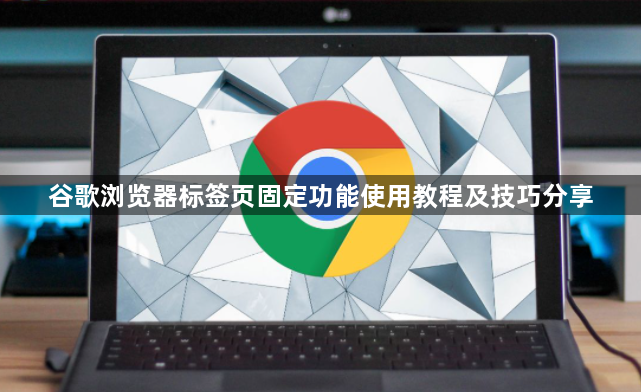 谷歌浏览器标签页固定功能使用教程及技巧分享1