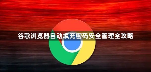 谷歌浏览器自动填充密码安全管理全攻略1