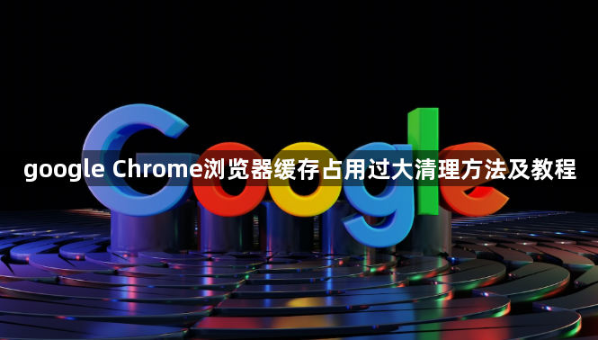 google Chrome浏览器缓存占用过大清理方法及教程1