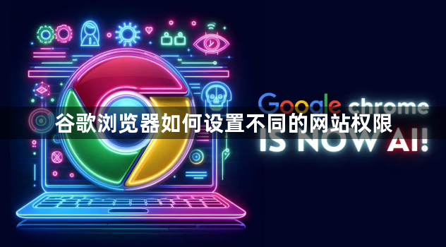 谷歌浏览器如何设置不同的网站权限1