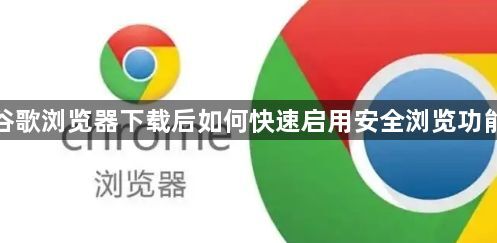 谷歌浏览器下载后如何快速启用安全浏览功能1