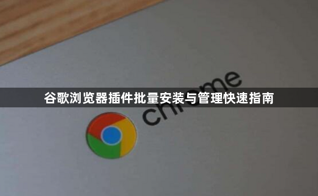 谷歌浏览器插件批量安装与管理快速指南1