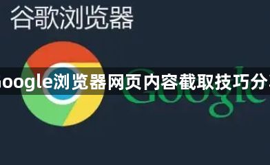 Google浏览器网页内容截取技巧分享1
