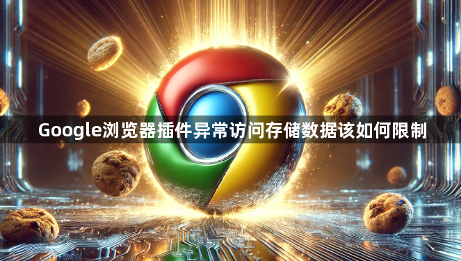 Google浏览器插件异常访问存储数据该如何限制1
