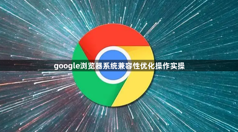 google浏览器系统兼容性优化操作实操1