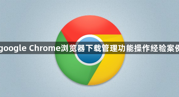 google Chrome浏览器下载管理功能操作经验案例1