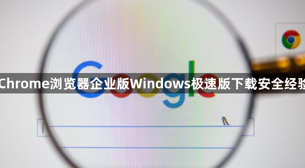 Chrome浏览器企业版Windows极速版下载安全经验1