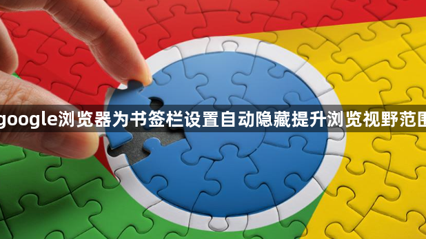 google浏览器为书签栏设置自动隐藏提升浏览视野范围1