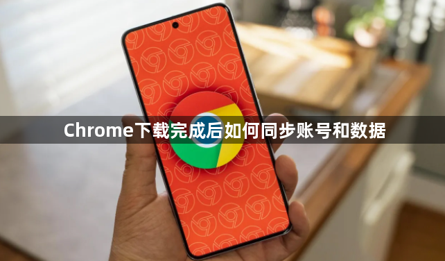 Chrome下载完成后如何同步账号和数据1