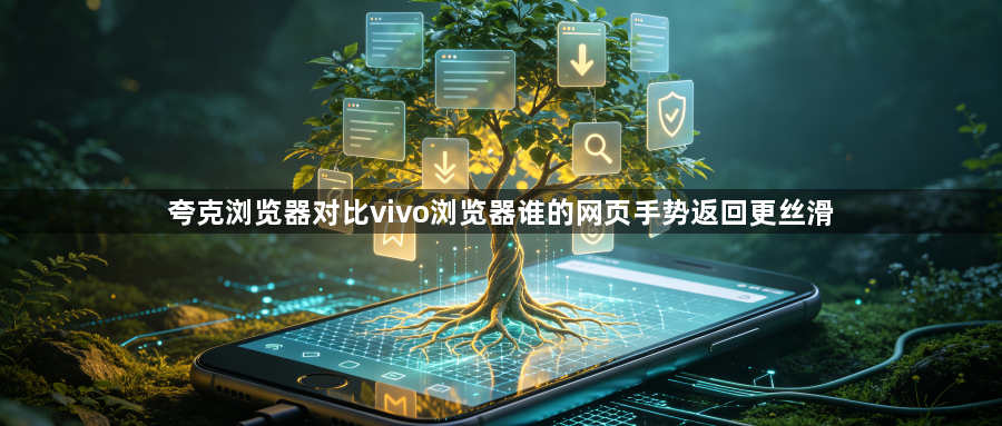 夸克浏览器对比vivo浏览器谁的网页手势返回更丝滑1