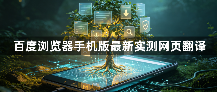 百度浏览器手机版最新实测网页翻译1