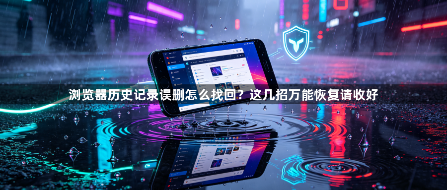 浏览器历史记录误删怎么找回？这几招万能恢复请收好1