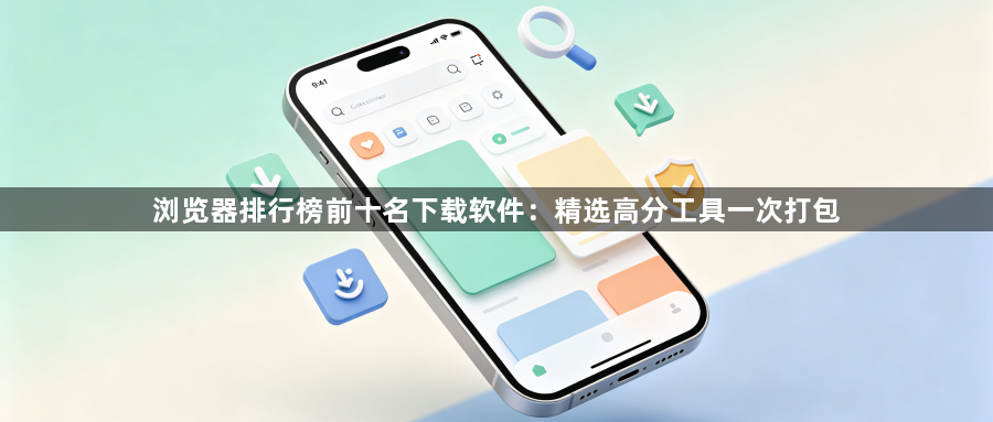 浏览器排行榜前十名下载软件:精选高分工具一次打包1