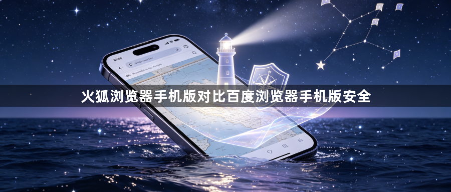 火狐浏览器手机版对比百度浏览器手机版安全1