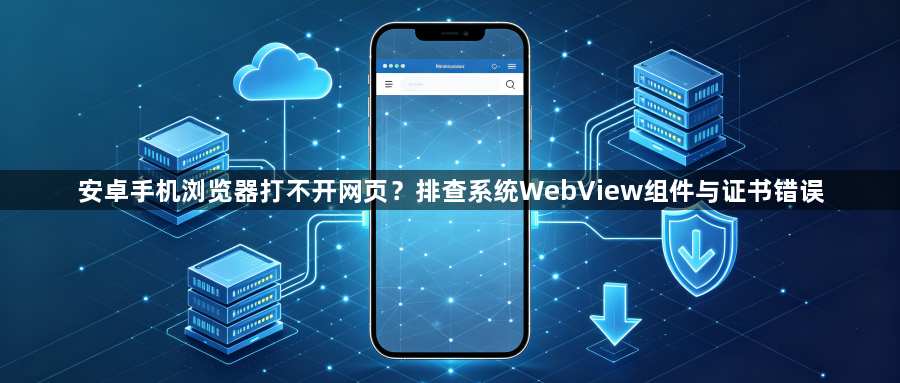 安卓手机浏览器打不开网页？排查系统WebView组件与证书错误1