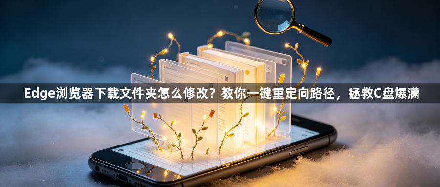 Edge浏览器下载文件夹怎么修改?教你一键重定向路径,拯救C盘爆满1