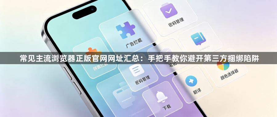 常见主流浏览器正版官网网址汇总：手把手教你避开第三方捆绑陷阱1