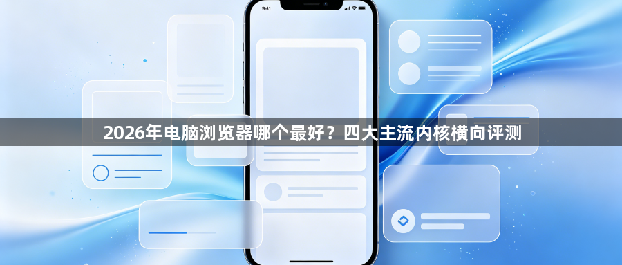 2026年电脑浏览器哪个最好？四大主流内核横向评测1