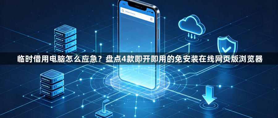 临时借用电脑怎么应急？盘点4款即开即用的免安装在线网页版浏览器1