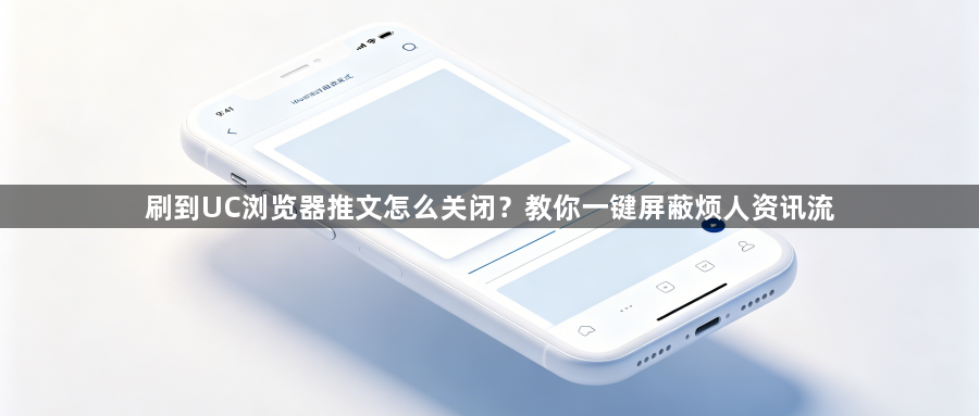 刷到UC浏览器推文怎么关闭？教你一键屏蔽烦人资讯流1