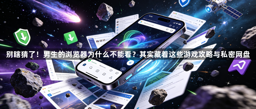 别瞎猜了！男生的浏览器为什么不能看？其实藏着这些游戏攻略与私密网盘1