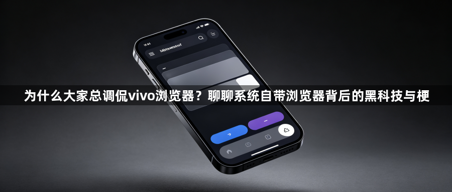 为什么大家总调侃vivo浏览器？聊聊系统自带浏览器背后的黑科技与梗1