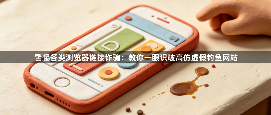 警惕各类浏览器链接诈骗:教你一眼识破高仿虚假钓鱼网站1