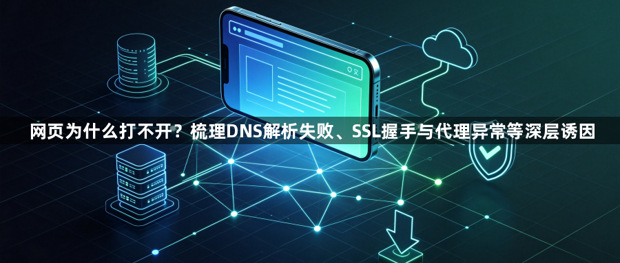 网页为什么打不开？梳理DNS解析失败、SSL握手与代理异常等深层诱因1