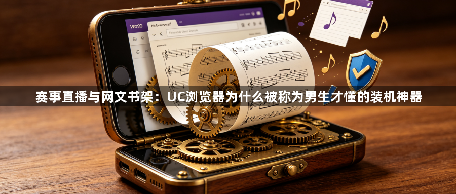 赛事直播与网文书架：UC浏览器为什么被称为男生才懂的装机神器1