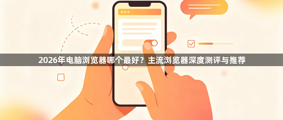 2026年电脑浏览器哪个最好？主流浏览器深度测评与推荐1
